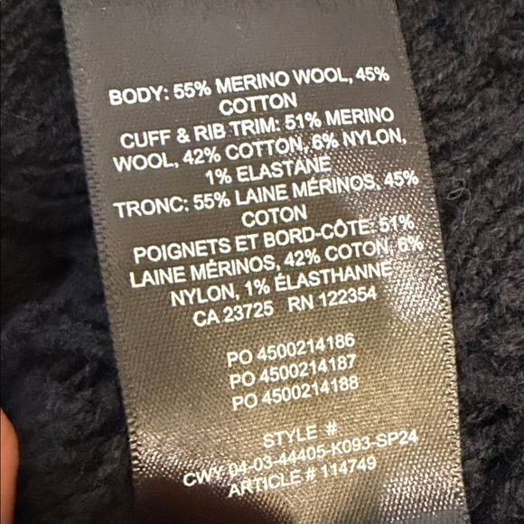 Aritzia Black Crew Neck Sweater - Picture 4 of 5